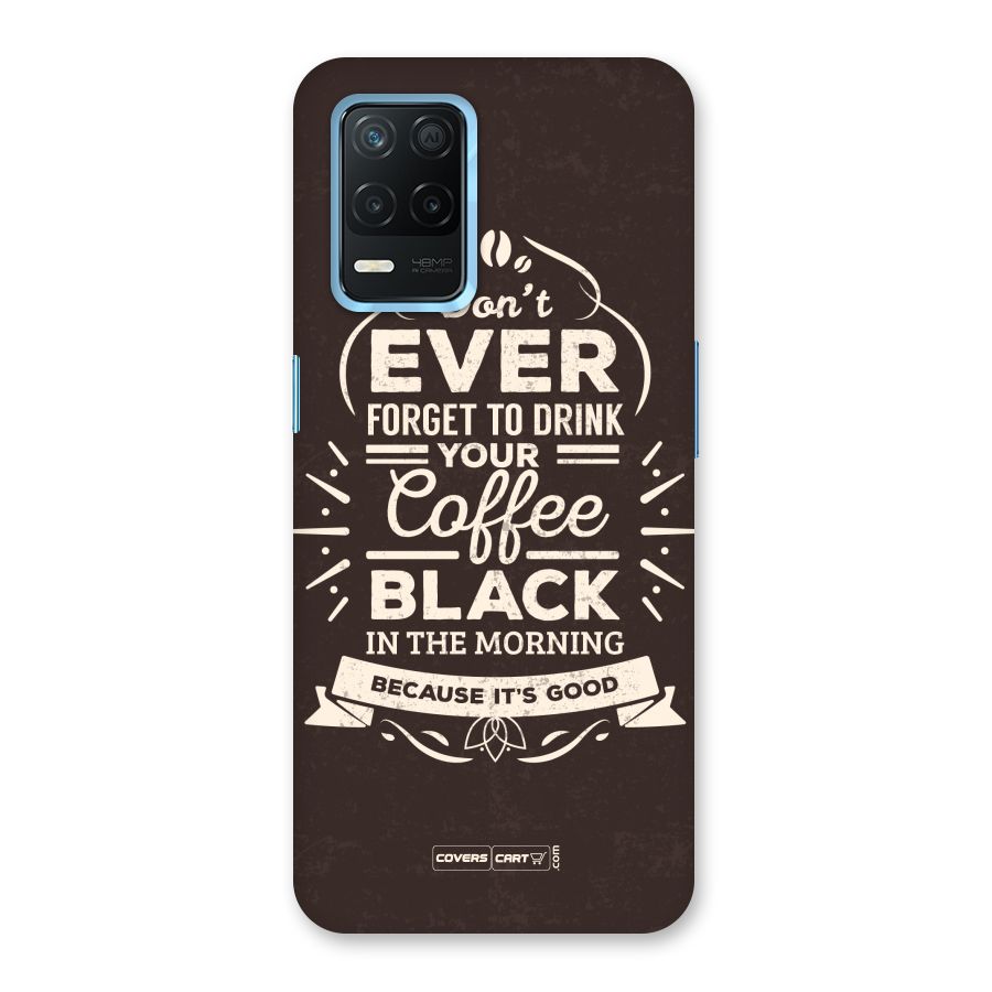 Morning Coffee Love Back Case for Realme Narzo 30 5G