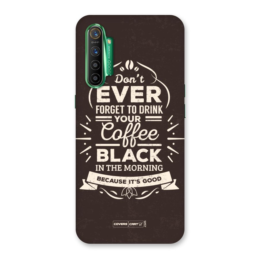 Morning Coffee Love Back Case for Realme X2