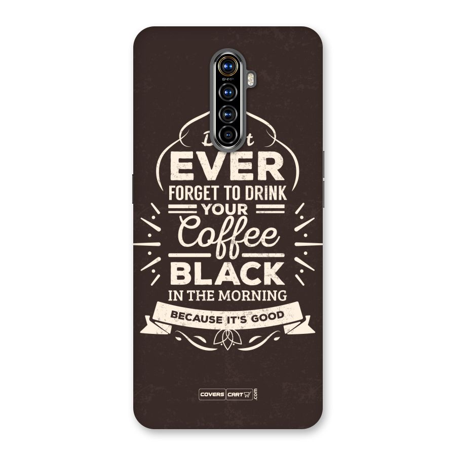 Morning Coffee Love Back Case for Realme X2 Pro