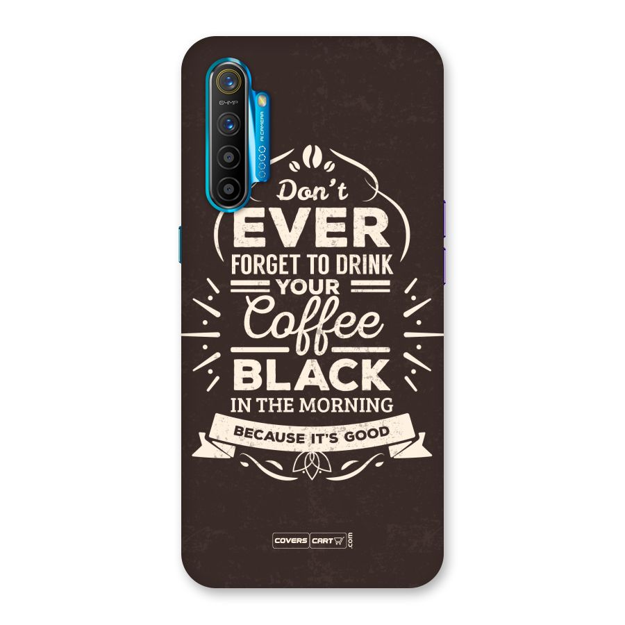 Morning Coffee Love Back Case for Realme XT