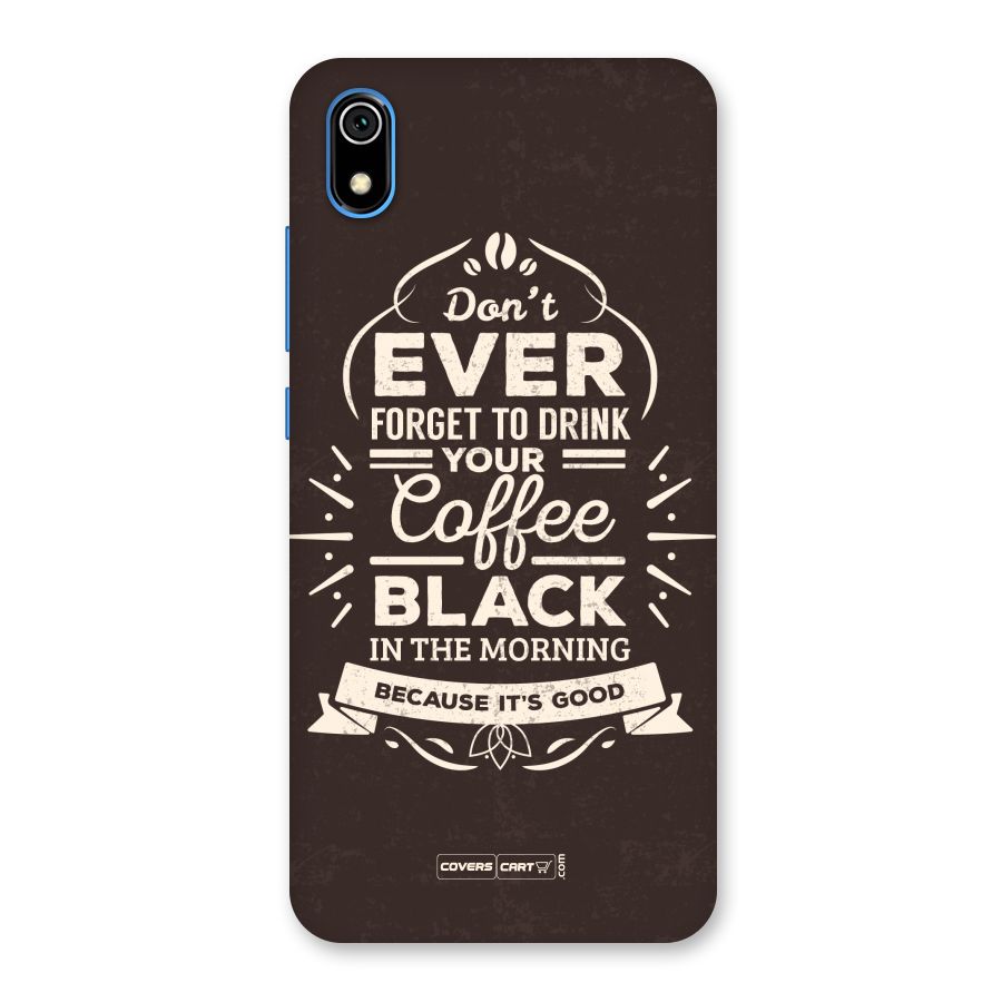 Morning Coffee Love Back Case for Redmi 7A