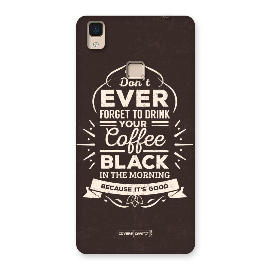 Morning Coffee Love Back Case for V3 Max