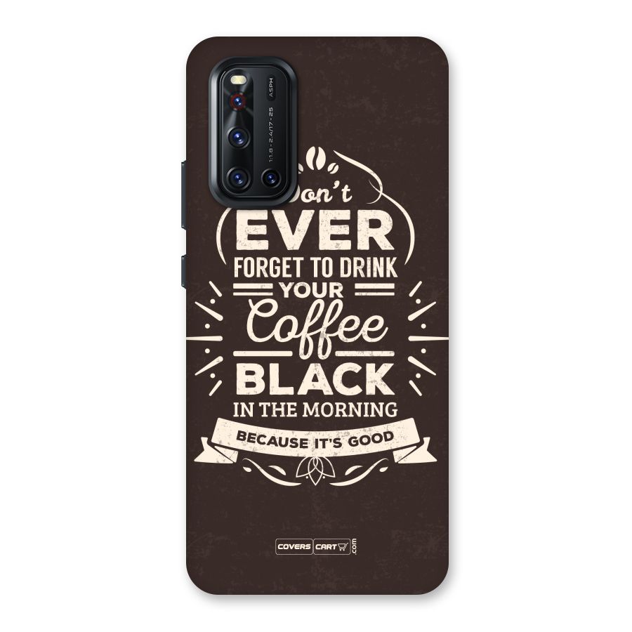 Morning Coffee Love Back Case for Vivo V19