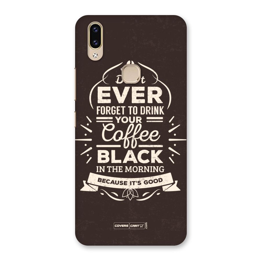 Morning Coffee Love Back Case for Vivo V9 Youth
