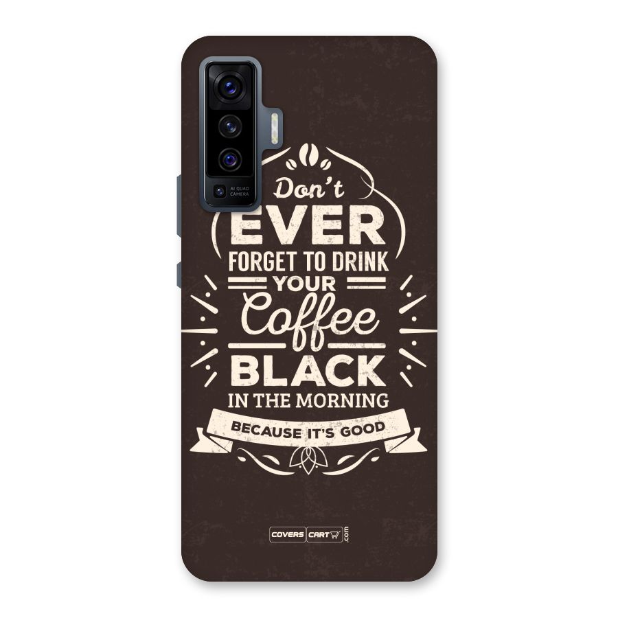 Morning Coffee Love Back Case for Vivo X50