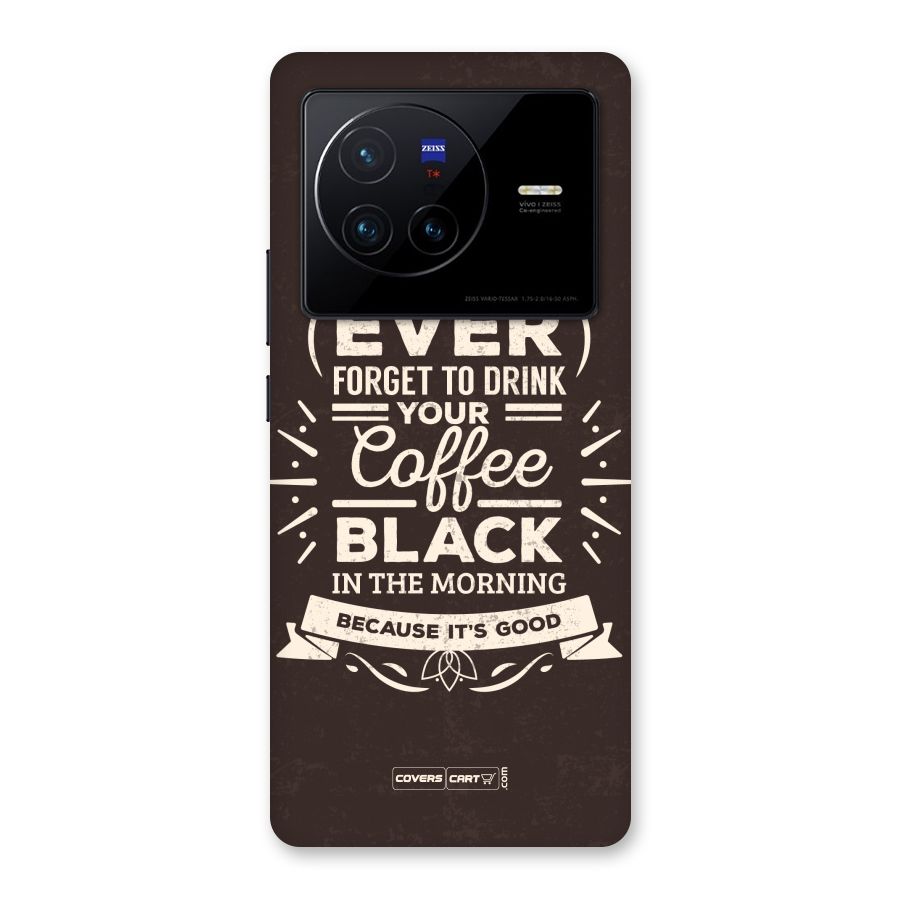 Morning Coffee Love Back Case for Vivo X80