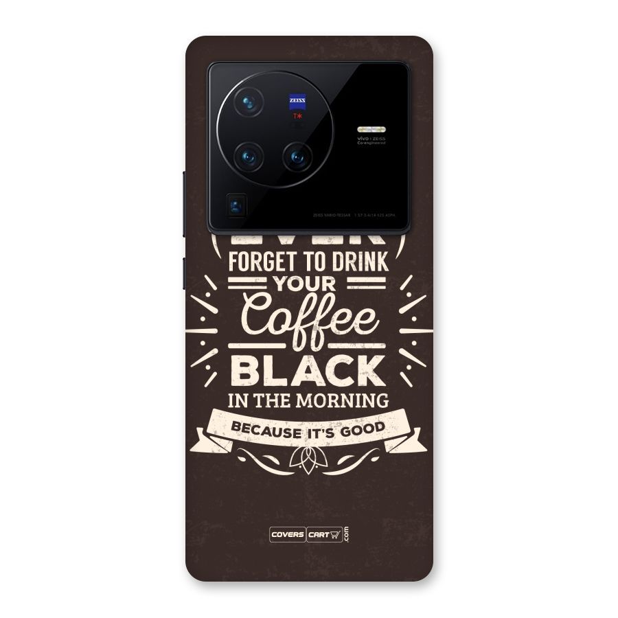 Morning Coffee Love Back Case for Vivo X80 Pro