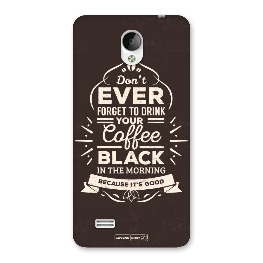 Morning Coffee Love Back Case for Vivo Y21