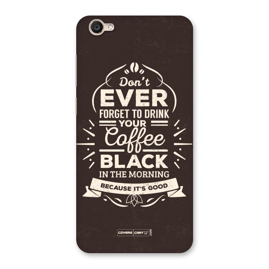 Morning Coffee Love Back Case for Vivo Y55s
