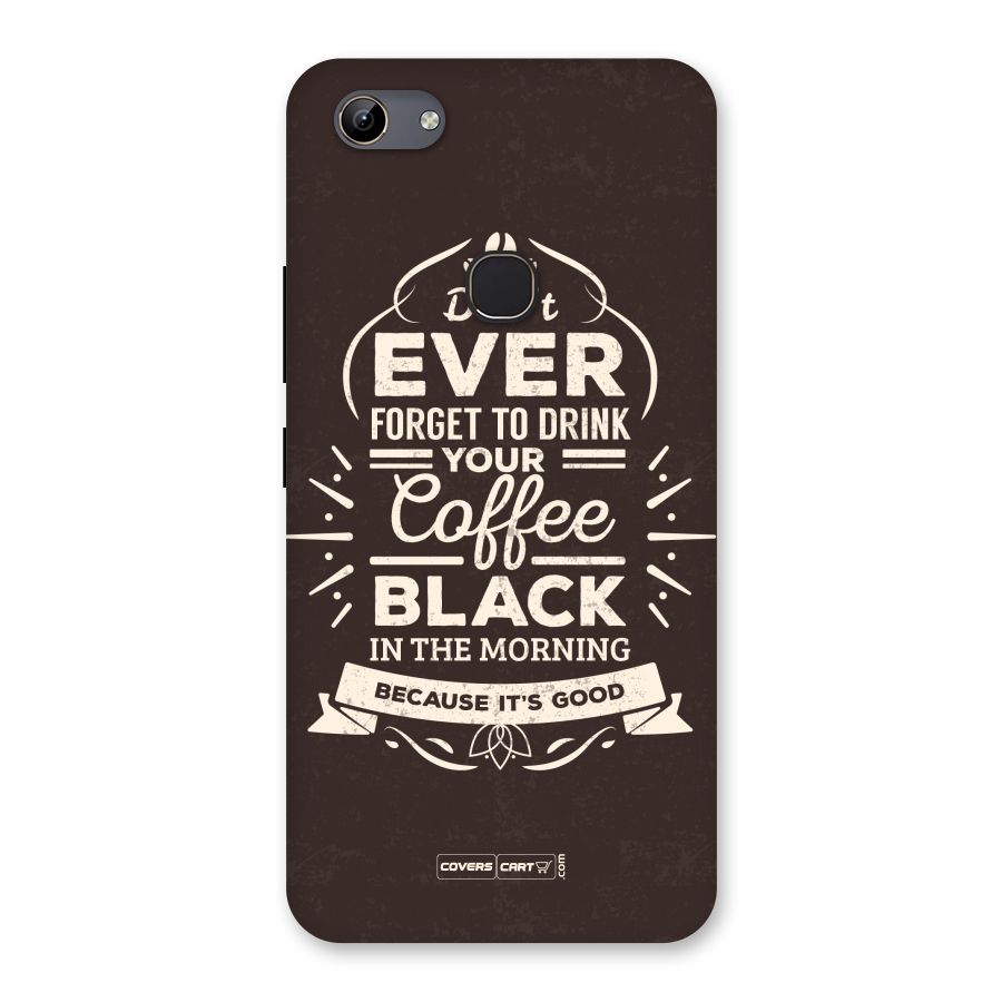Morning Coffee Love Back Case for Vivo Y81