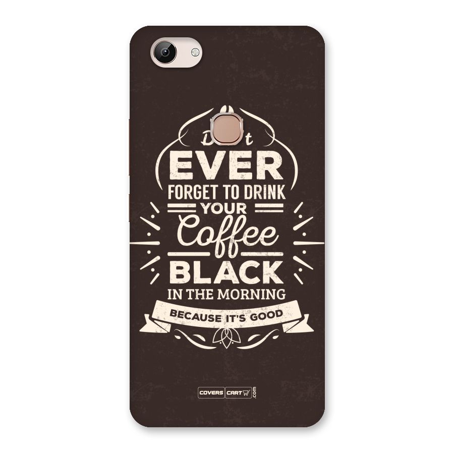 Morning Coffee Love Back Case for Vivo Y83