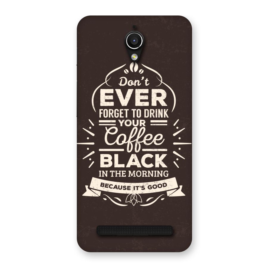 Morning Coffee Love Back Case for Zenfone Go