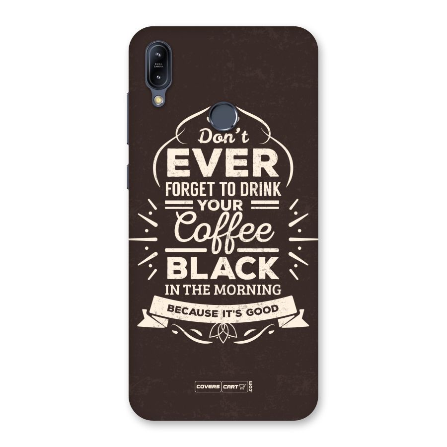 Morning Coffee Love Back Case for Zenfone Max M2