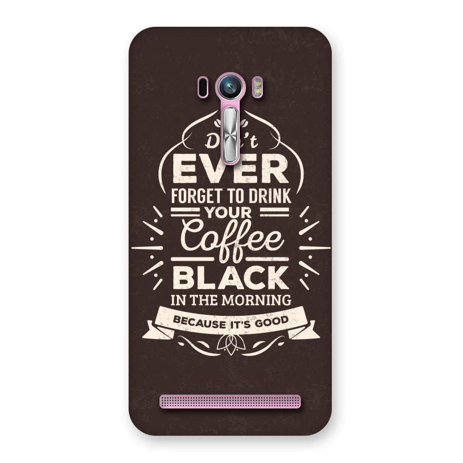 Morning Coffee Love Back Case for Zenfone Selfie