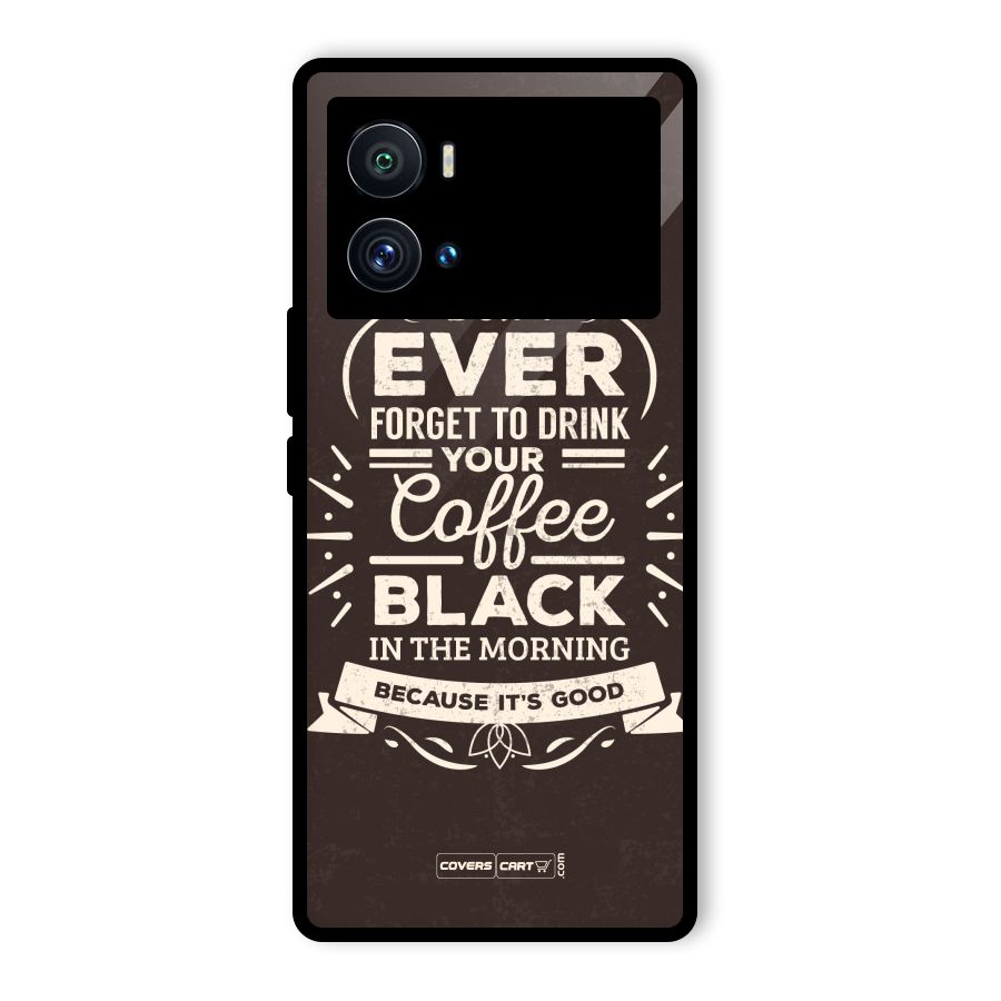 Morning Coffee Love Glass Back Case for Vivo iQOO 9 Pro
