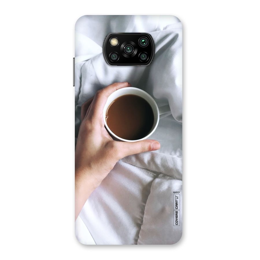 Morning Mocha Back Case for Poco X3