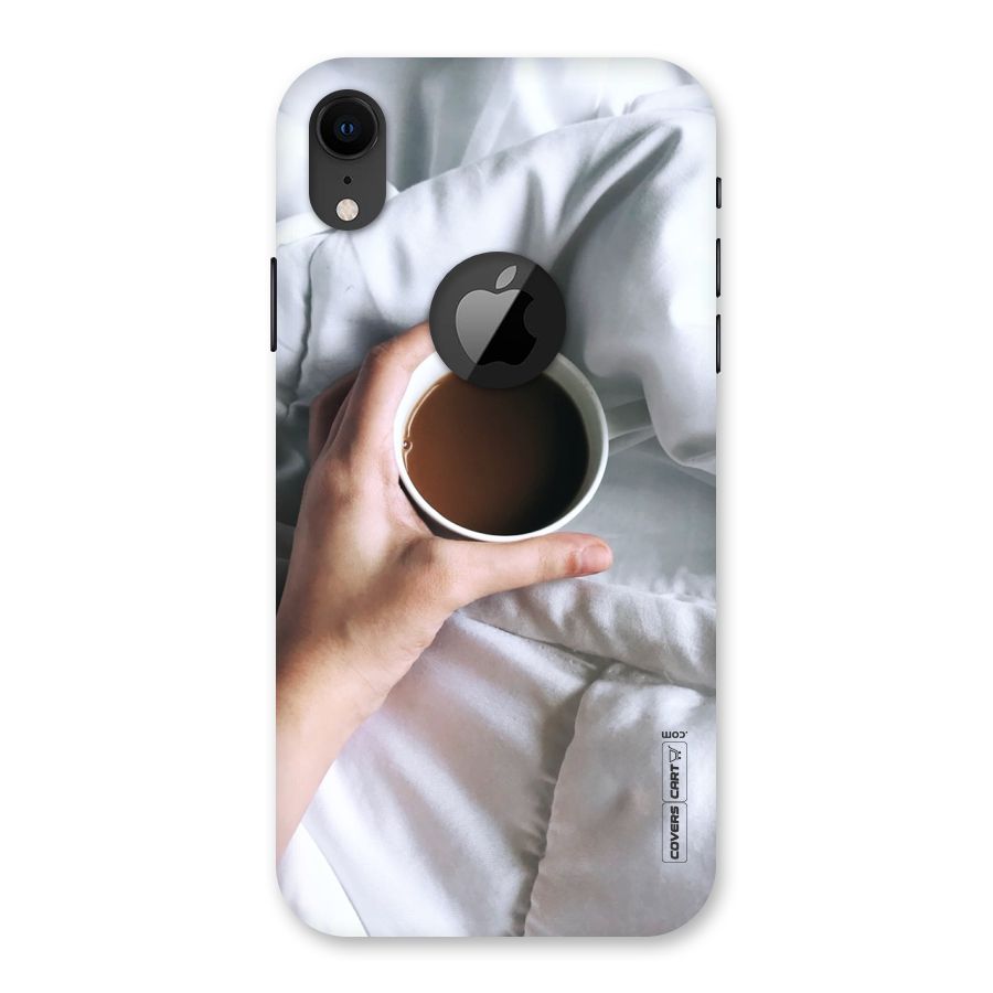 Morning Mocha Back Case for iPhone XR Logo Cut
