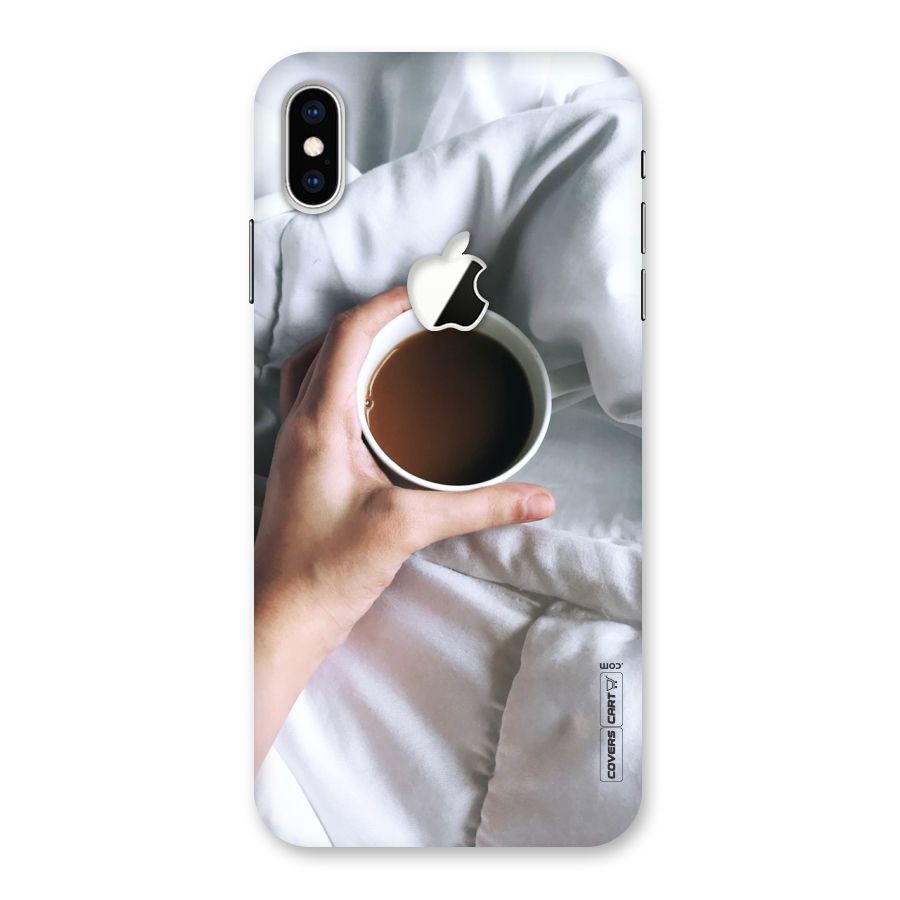 Morning Mocha Back Case for iPhone XS Max Apple Cut