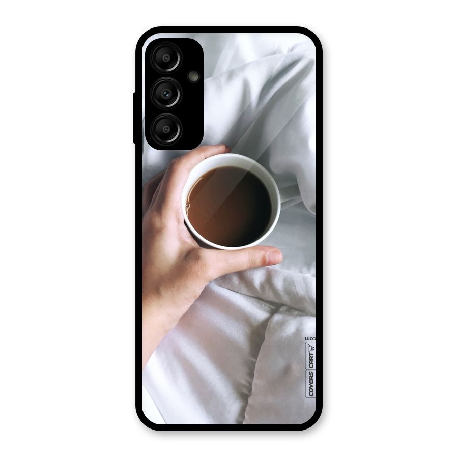 Morning Mocha Glass Back Case for Galaxy A14 5G