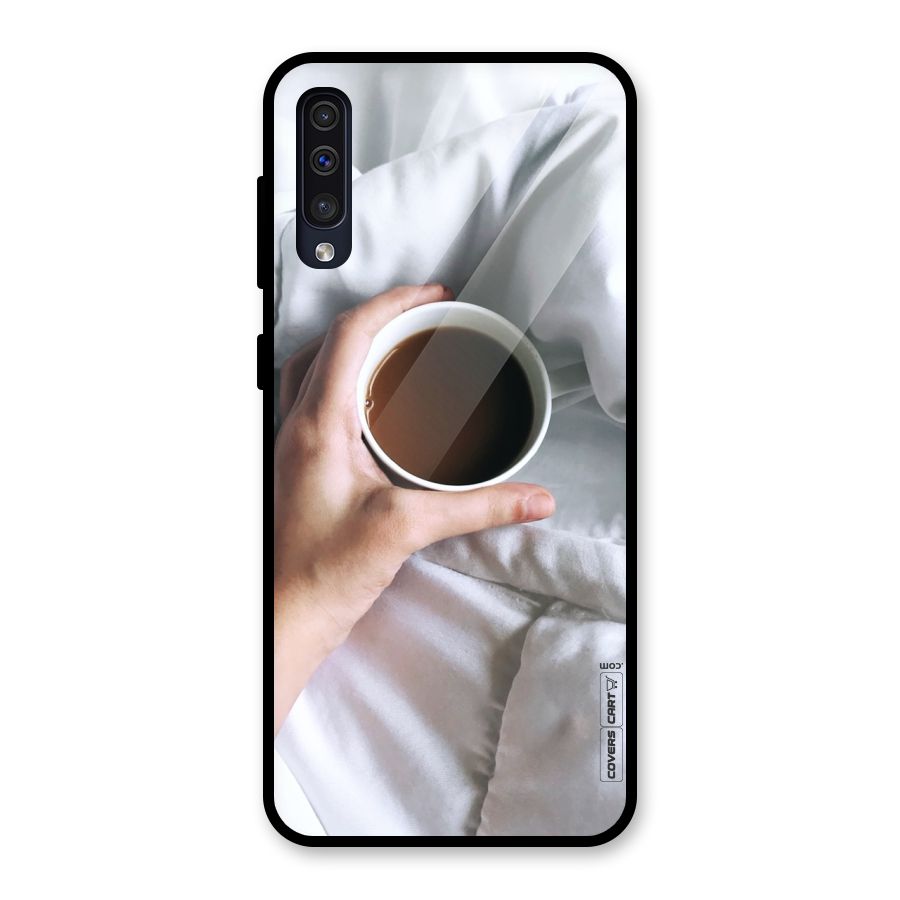 Morning Mocha Glass Back Case for Galaxy A50s