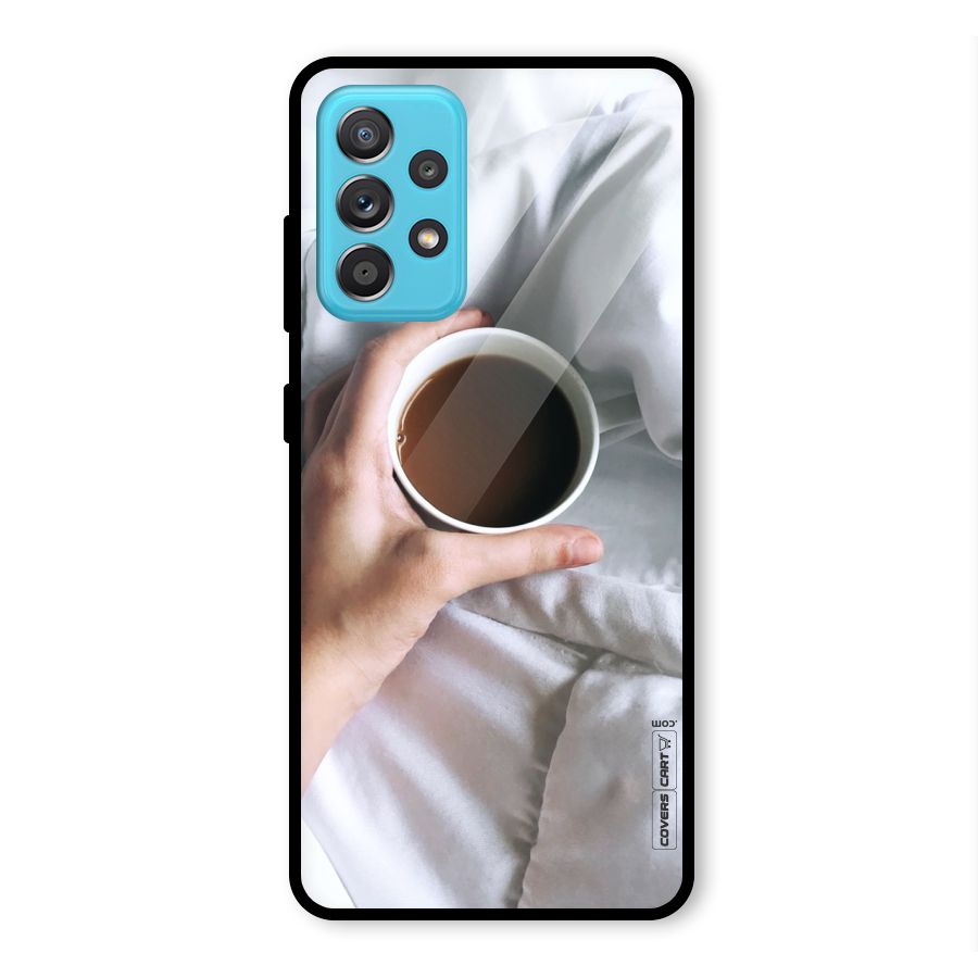 Morning Mocha Glass Back Case for Galaxy A52