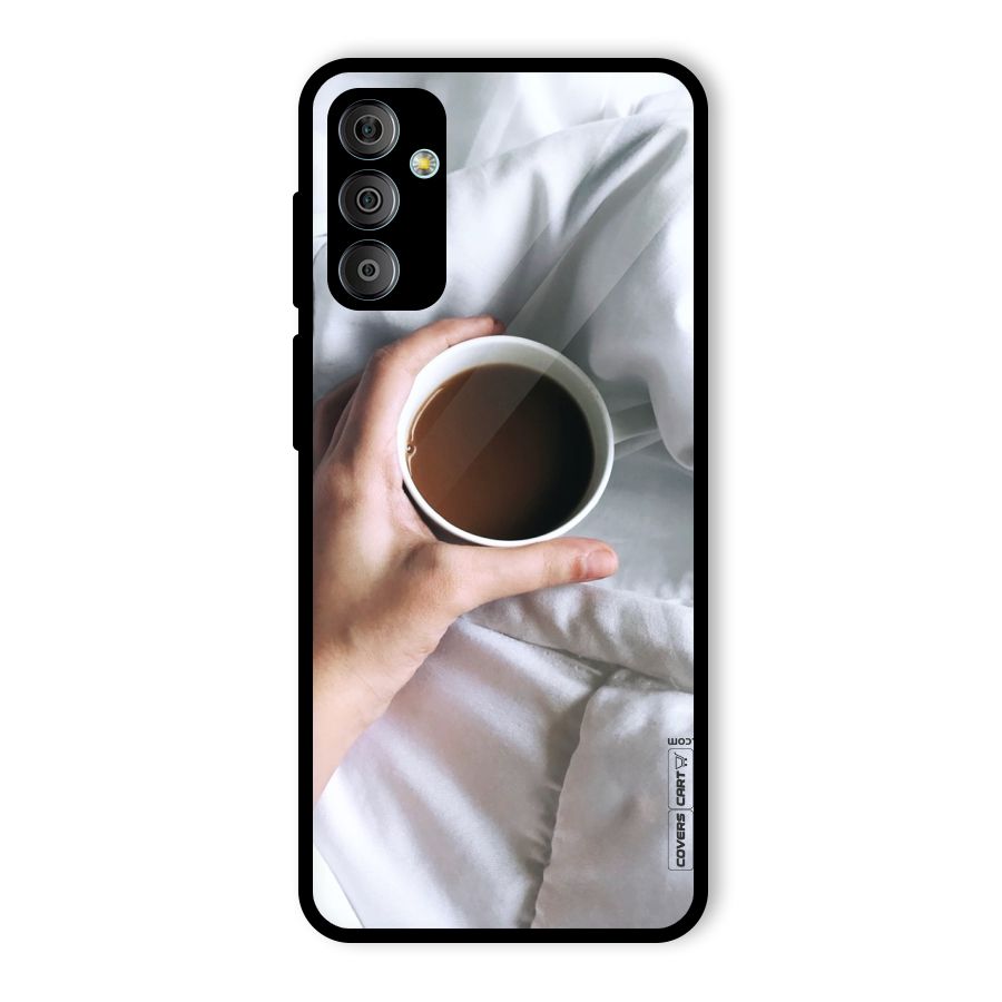 Morning Mocha Glass Back Case for Galaxy F23