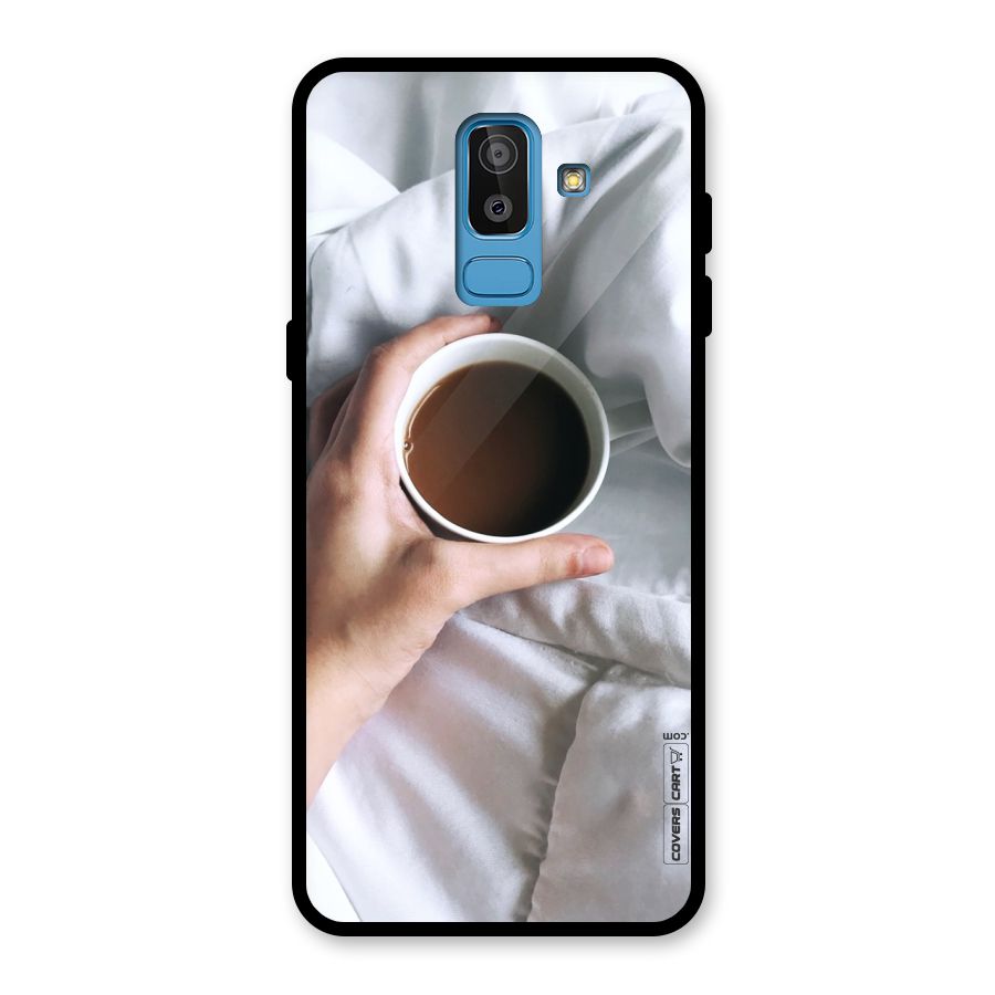 Morning Mocha Glass Back Case for Galaxy J8