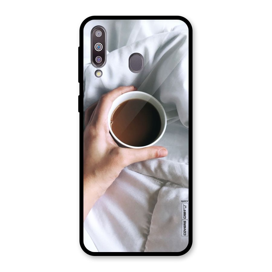 Morning Mocha Glass Back Case for Galaxy M30