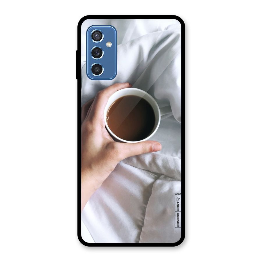 Morning Mocha Glass Back Case for Galaxy M52 5G