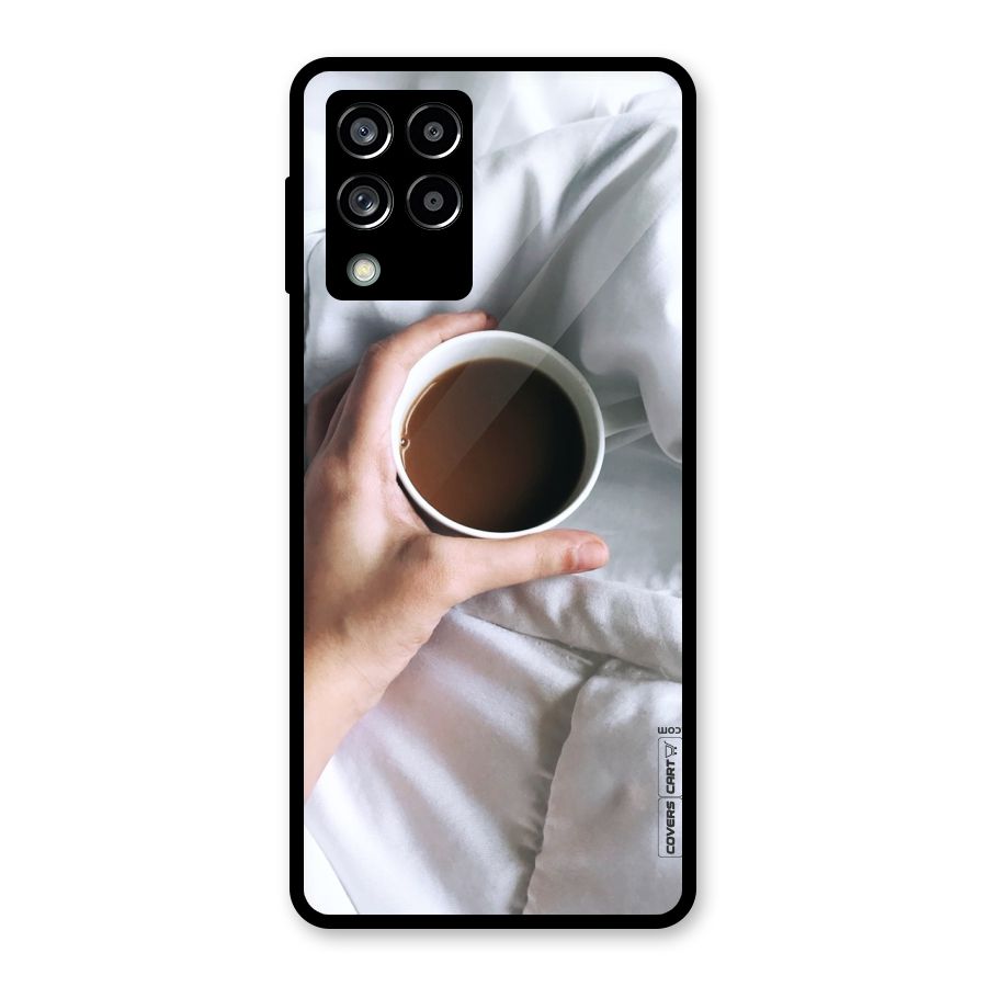 Morning Mocha Glass Back Case for Galaxy M53 5G