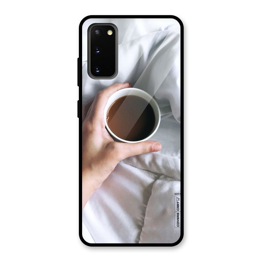 Morning Mocha Glass Back Case for Galaxy S20