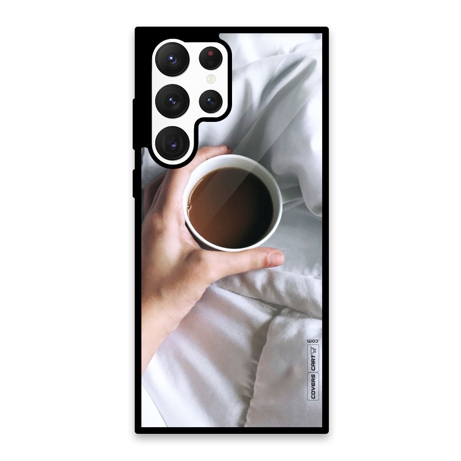 Morning Mocha Glass Back Case for Galaxy S22 Ultra 5G