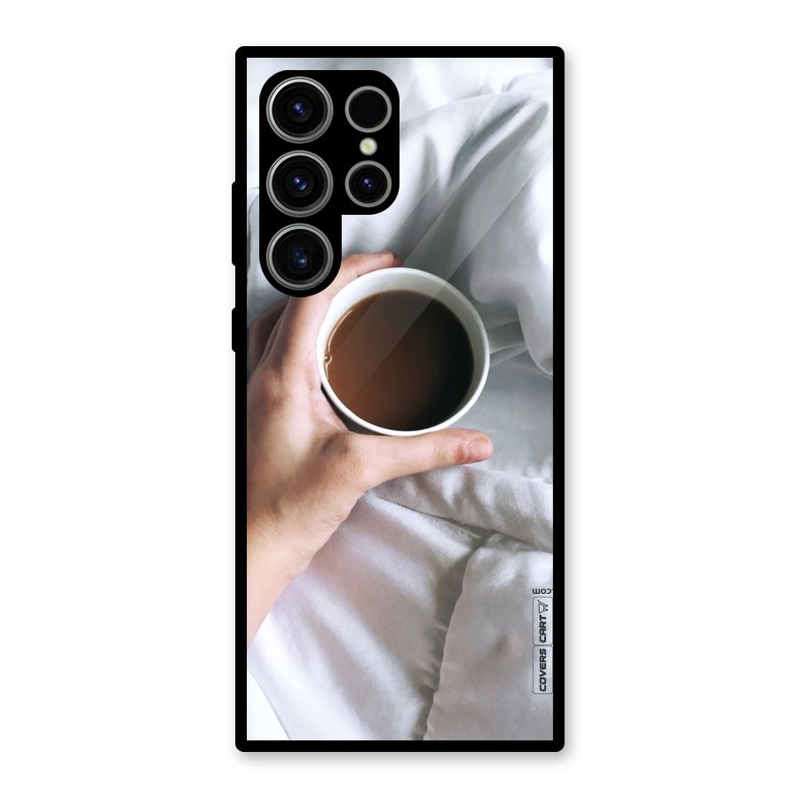 Morning Mocha Glass Back Case for Galaxy S23 Ultra