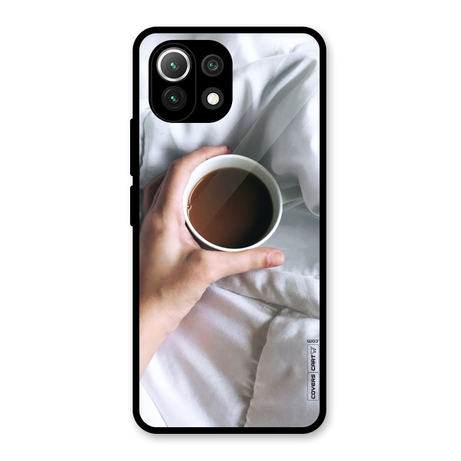 Morning Mocha Glass Back Case for Mi 11 Lite NE 5G
