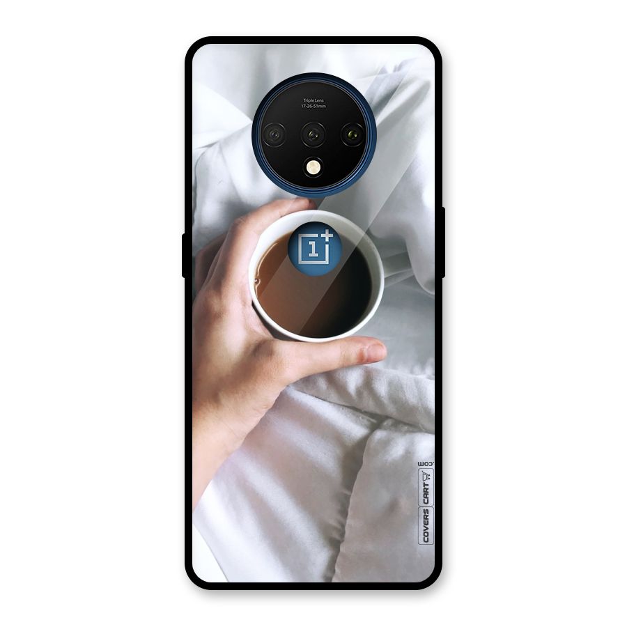 Morning Mocha Glass Back Case for OnePlus 7T