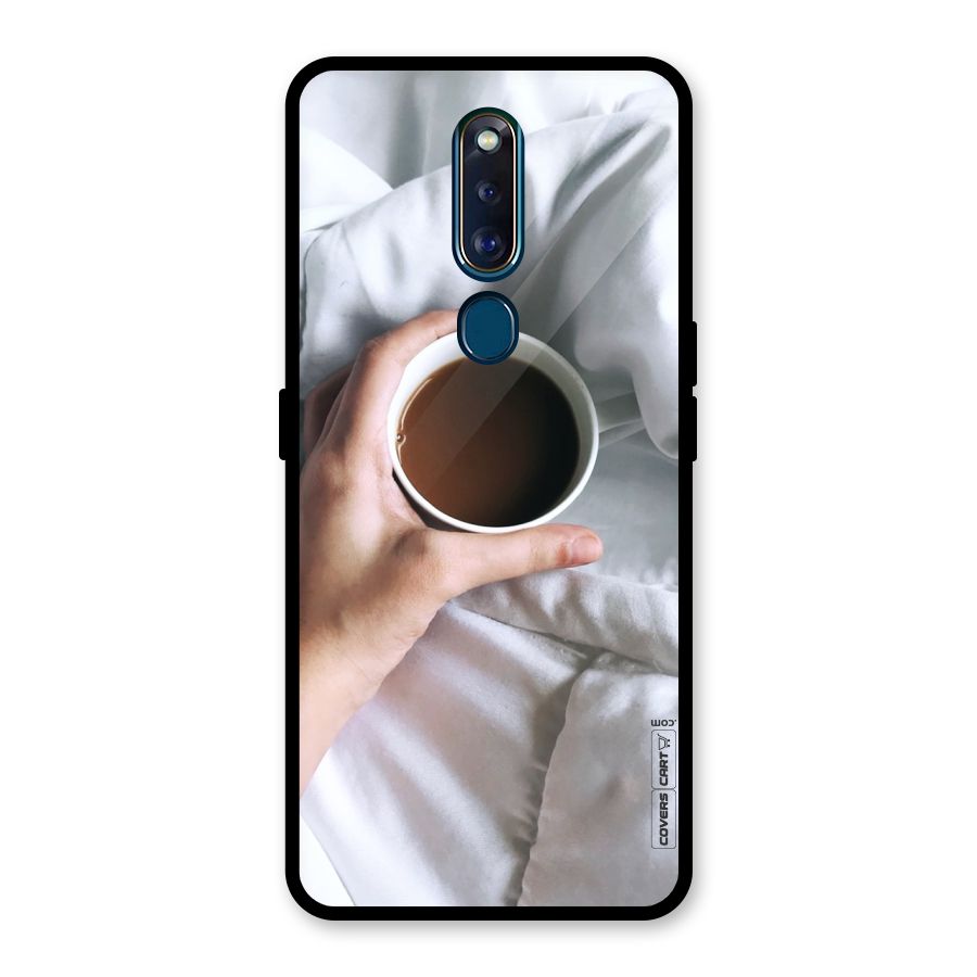 Morning Mocha Glass Back Case for Oppo F11 Pro