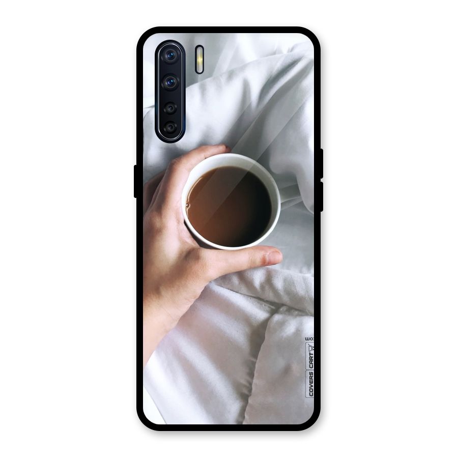 Morning Mocha Glass Back Case for Oppo F15