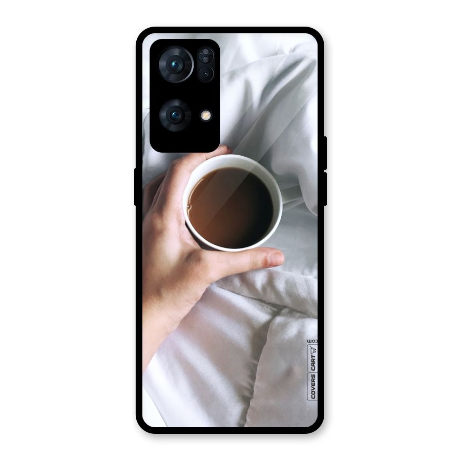 Morning Mocha Glass Back Case for Oppo Reno7 Pro 5G