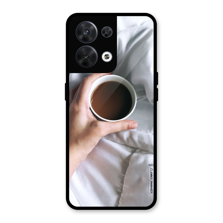 Morning Mocha Glass Back Case for Oppo Reno8 5G