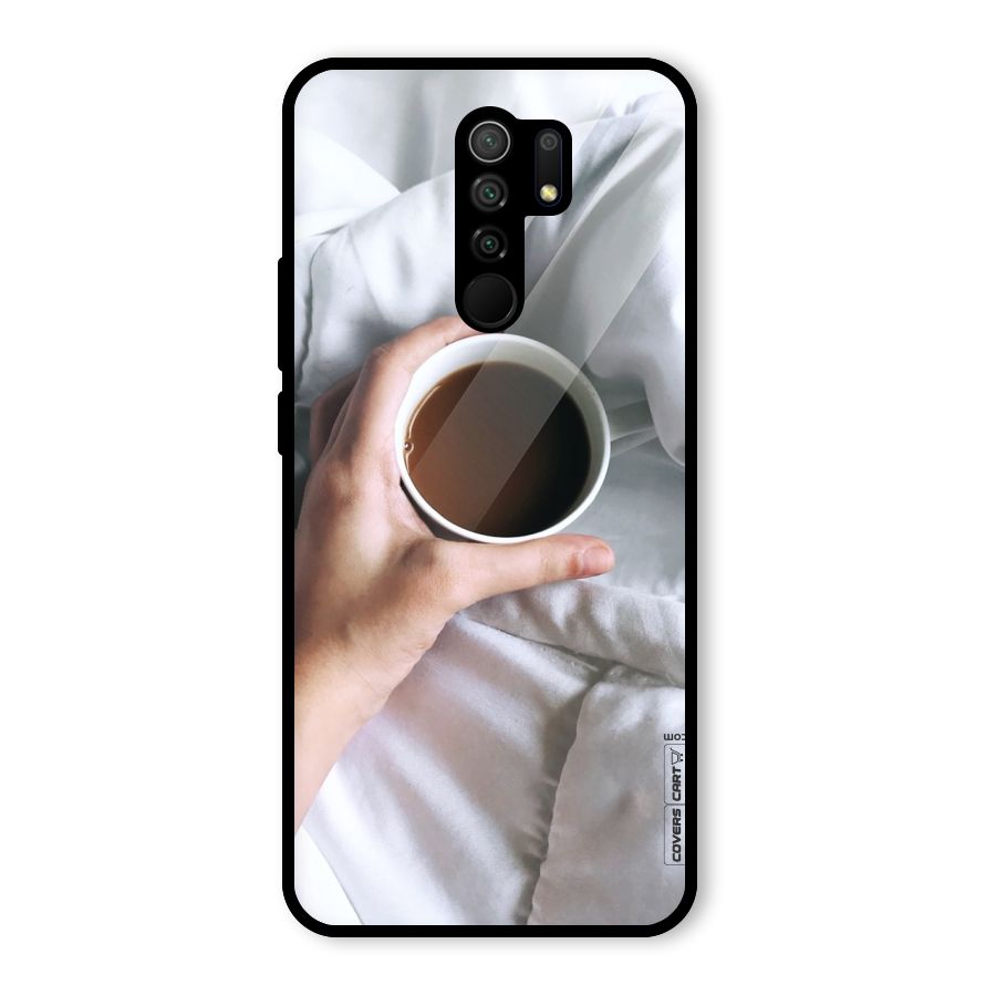 Morning Mocha Glass Back Case for Redmi 9 Prime