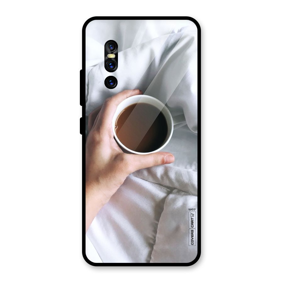 Morning Mocha Glass Back Case for Vivo V15 Pro