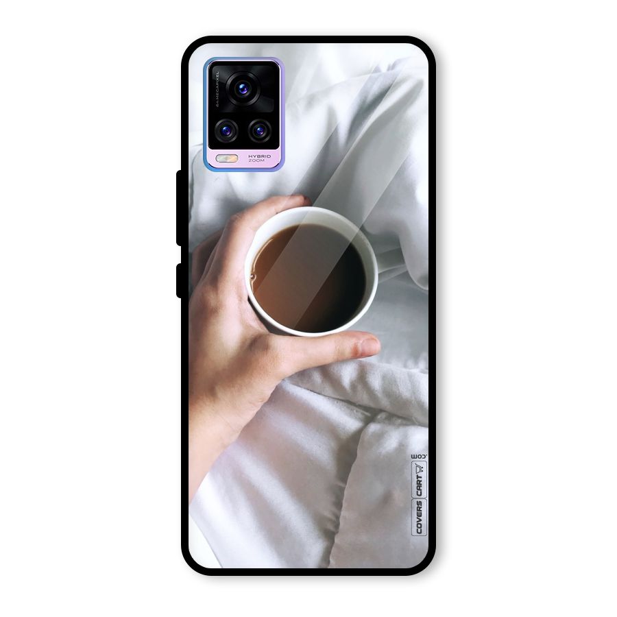 Morning Mocha Glass Back Case for Vivo V20 Pro