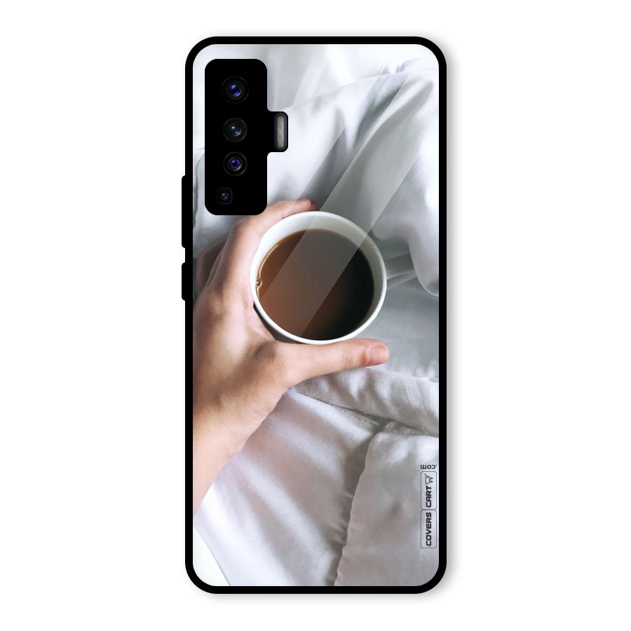 Morning Mocha Glass Back Case for Vivo X50