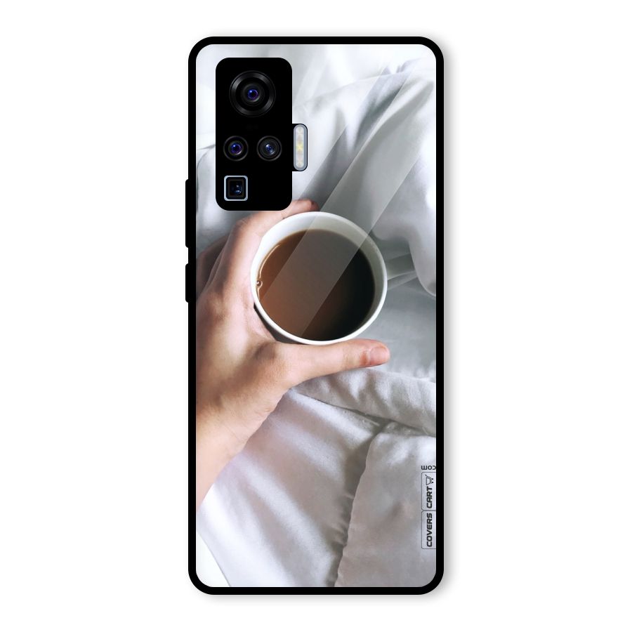 Morning Mocha Glass Back Case for Vivo X50 Pro