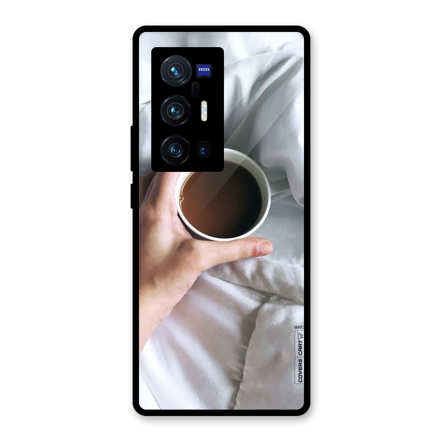 Morning Mocha Glass Back Case for Vivo X70 Pro Plus