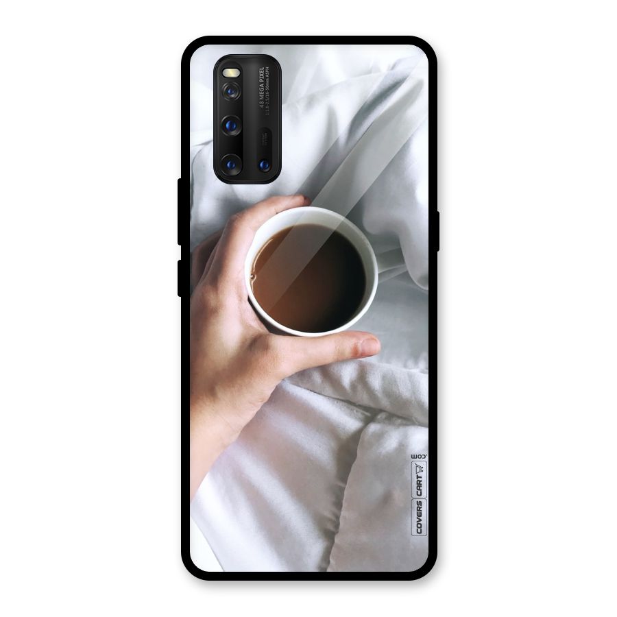 Morning Mocha Glass Back Case for Vivo iQOO 3