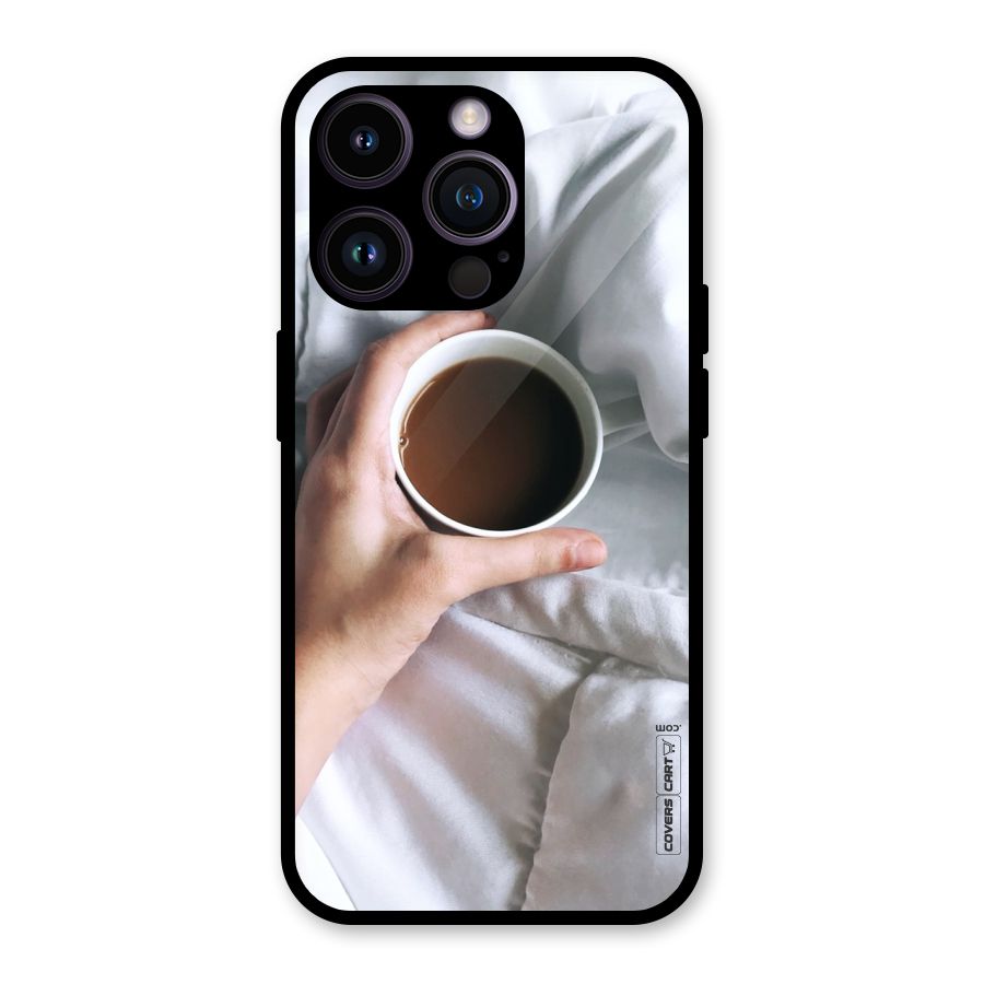 Morning Mocha Glass Back Case for iPhone 14 Pro