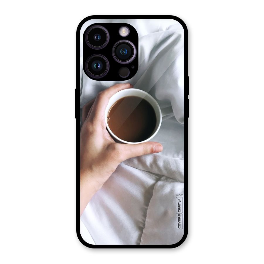 Morning Mocha Glass Back Case for iPhone 14 Pro Max