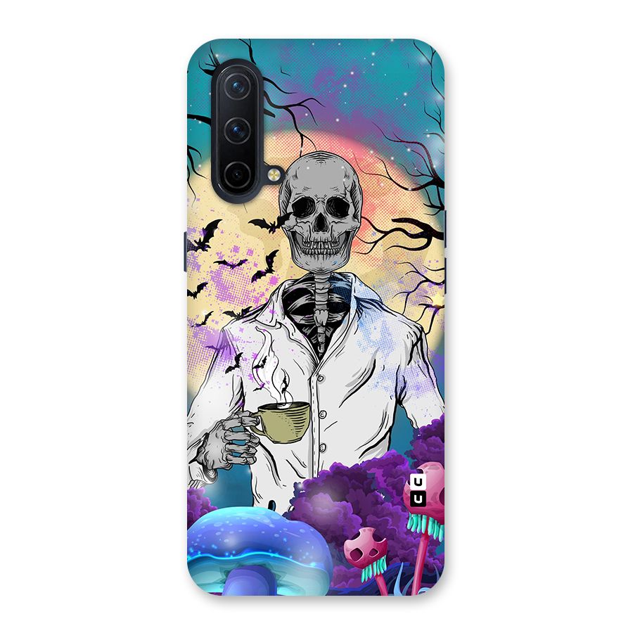 Morning Tea Skull Back Case for OnePlus Nord CE 5G