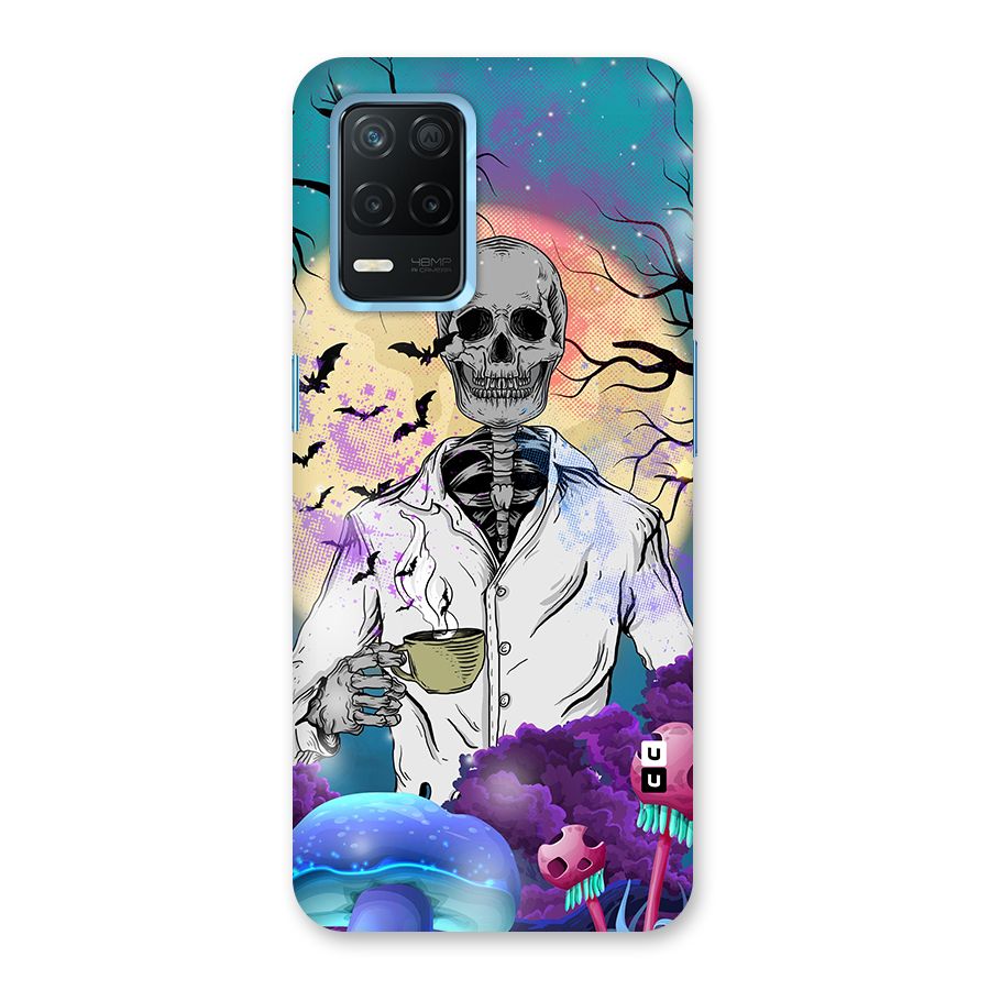 Morning Tea Skull Back Case for Realme 8s 5G